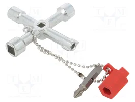WIHA Llave de armarios de control 76mm