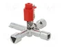 WIHA Llave de armarios de control 76mm