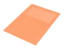 Q-connect Subcarpeta de Cartulina DIN A4 Naranja con Ventana Transparente, 120 g/m², Certificado Blue Angel