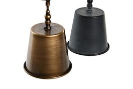 DKD Home Decor Reloj Sobremesa Vintage Negro Dorado Hierro Cristal 16 x 32 x 11.5 cm (4 Unidades)