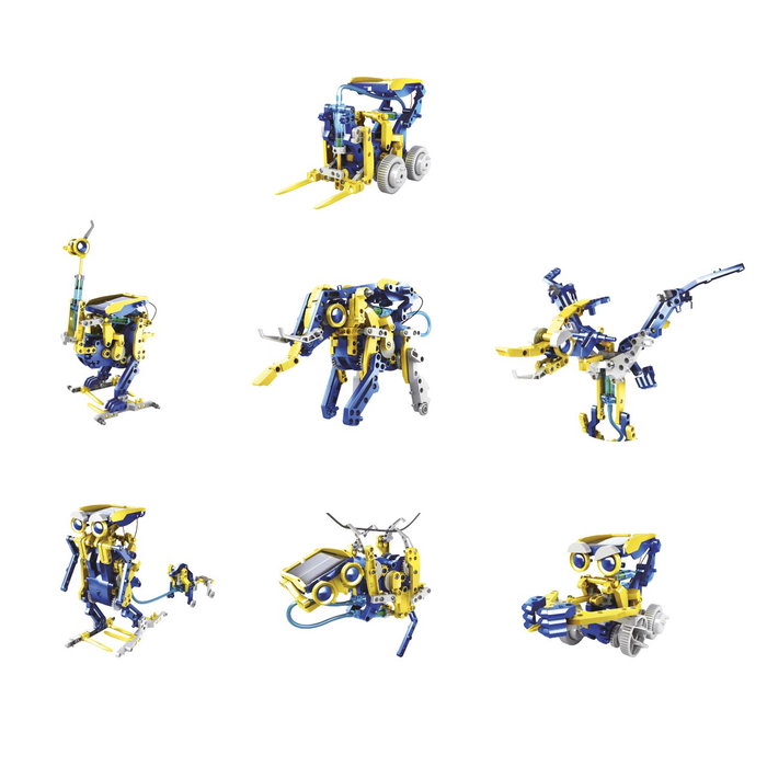 Deqube Kit 12 en 1 Construcciones Energía Solar e Hidráulica para Niños +8 Años