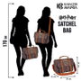 Harry Potter Bolso Satchel Grande Pride Marrón