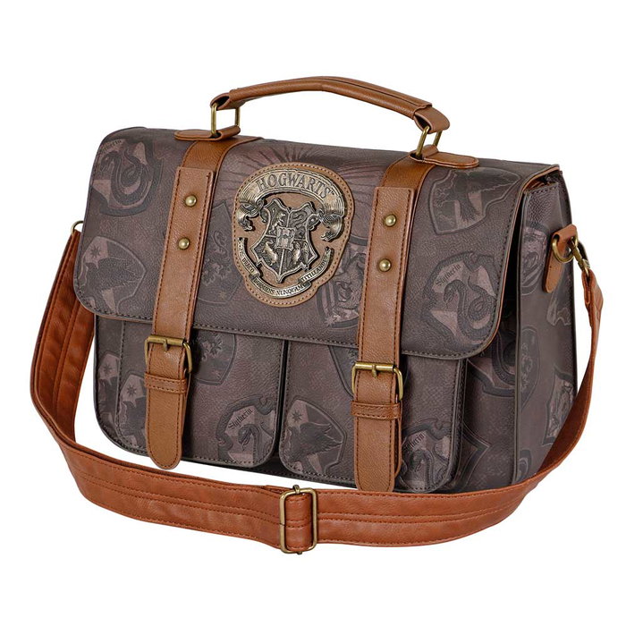 Harry Potter Bolso Satchel Grande Pride Marrón