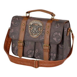 Harry Potter Bolso Satchel Grande Pride Marrón 27x35.5x12cm 11L PVC Bandolera