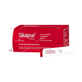 Vitae Sikapur Gastro Gel de Sílice - 6 Sticks (15 ml cada uno) para problemas gastrointestinales, gases y detoxificación