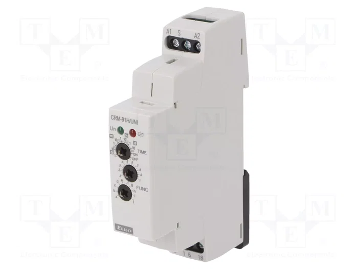 ELKO EP CRM-91H/UNI Relé de tiempo SPDT 250VAC/16A ELKO EP CRM-91H/UNI Relé de tiempo SPDT 250VAC/16A