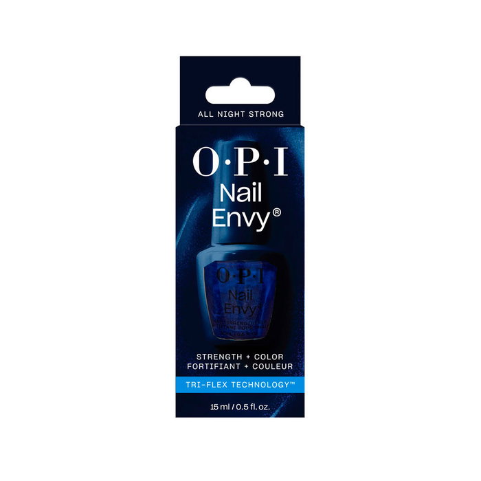 OPI #All night Strong Nail Envy Esmalte Tratamiento Fortalecedor de Uñas, Con Proteína de Trigo y Calcio, 15 ml