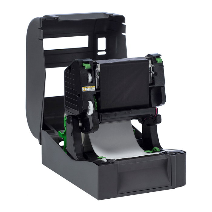 Brother TD-4520TN Impresora de Etiquetas Industrial, Térmica Directa/Transferencia, 300x300 DPI, 127 mm/s, Negro, 64 MB, Ethernet, USB, Incluye Rollo
