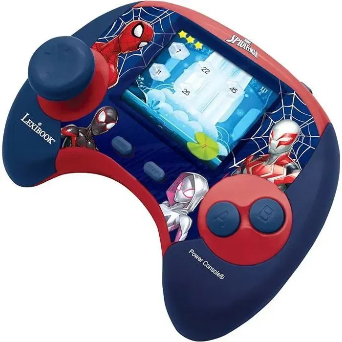 Lexibook Consola Educativa Bilingüe Francés/Inglés Spiderman JCG100DPi1 Azul/Rojo Pantalla LCD 2,8 Pulgadas