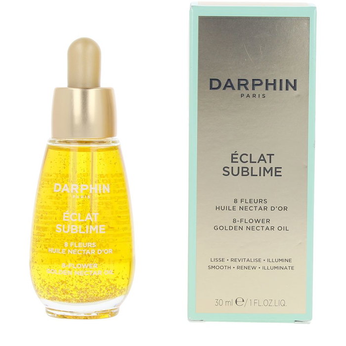 Darphin Aceite Dorado Éclat Sublime con Oro y 8 Flores - Aceite Facial Revitalizante de 30 ml