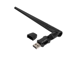 LANBERG Adaptador USB Wi-Fi 6 (802.11ax) NC-0900-WIE Doble Banda 2,4/5 GHz hasta 600 Mbit/s, Tarjeta de Red WLAN