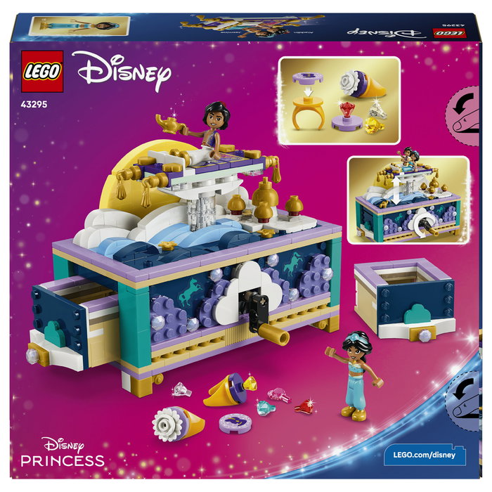 LEGO Disney Princess Joyero de Jasmine, Set de Construcción con 458 Piezas