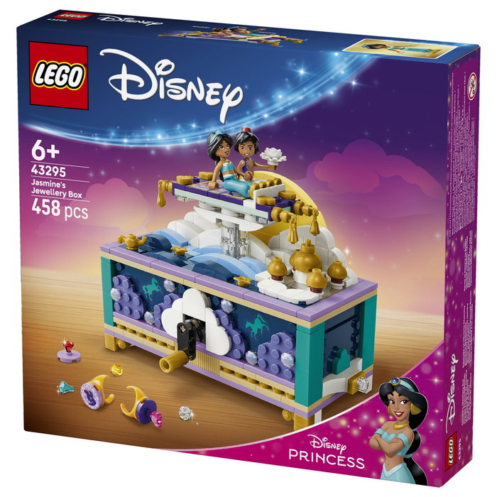 LEGO Disney Princess Joyero de Jasmine, Set de Construcción con 458 Piezas