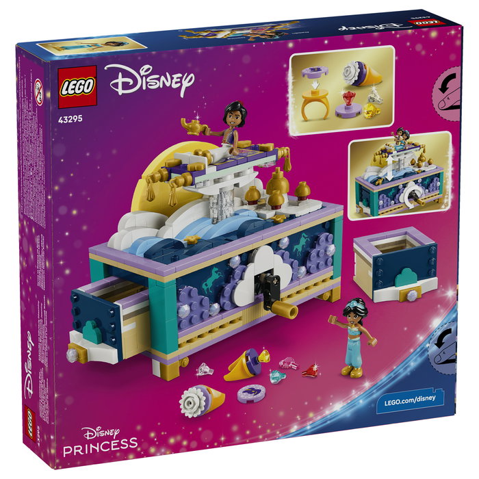 LEGO Disney Princess Joyero de Jasmine, Set de Construcción con 458 Piezas