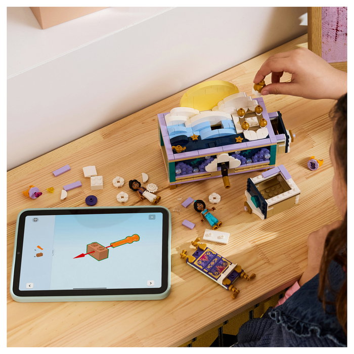 LEGO Disney Princess Joyero de Jasmine, Set de Construcción con 458 Piezas