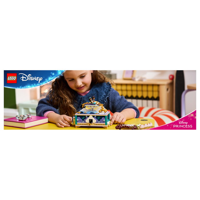 LEGO Disney Princess Joyero de Jasmine, Set de Construcción con 458 Piezas