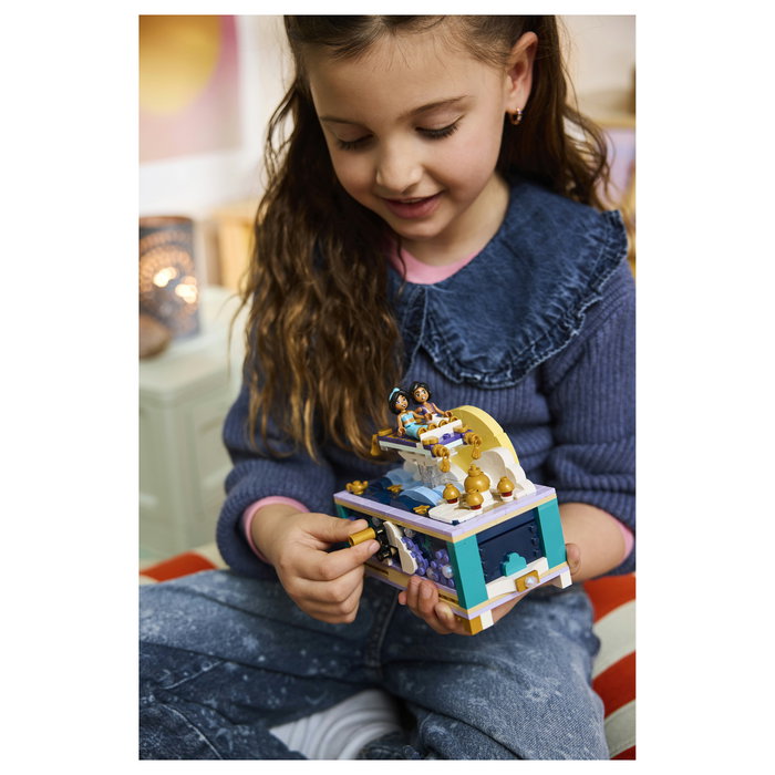 LEGO Disney Princess Joyero de Jasmine, Set de Construcción con 458 Piezas