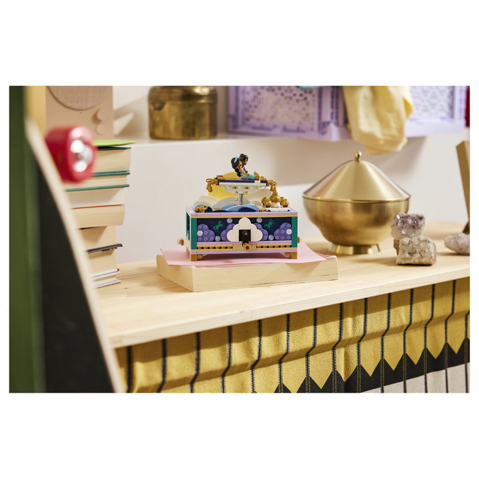 LEGO Disney Princess Joyero de Jasmine, Set de Construcción con 458 Piezas