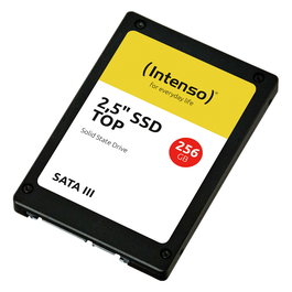 Intenso Top Performance SSD Interno 256 GB SATA III 2.5", Velocidad Lectura 550 MB/s, Escritura 500 MB/s