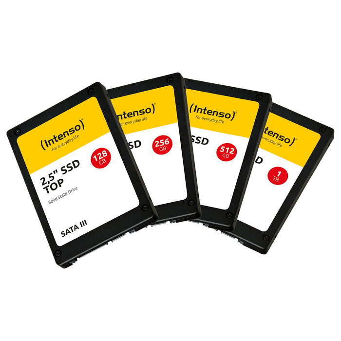 Intenso Top Performance SSD Interno 256 GB SATA III 2.5", Velocidad Lectura 550 MB/s, Escritura 500 MB/s