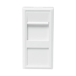 LogiLink Inserción modular para placa frontal francesa 22.5*45 mm, blanco