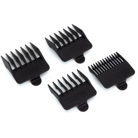 CORTAPELOS Y BARBAS JATA MP35B - CUCHILLAS ACERO INOXIDABLE - 4 GUÍAS DE CORTE - PROTECTOR CUCHILLAS - ACCESORIOS DE BARBERO INCLUIDOS