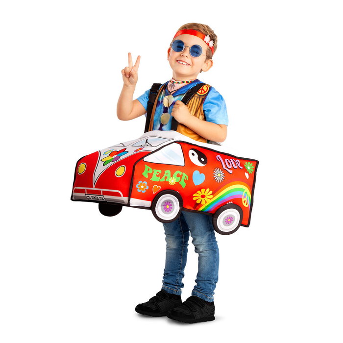 My Other Me Disfraz infantil Furgoneta Hippie a hombros talla única My Other Me Disfraz infantil Furgoneta Hippie a hombros talla única