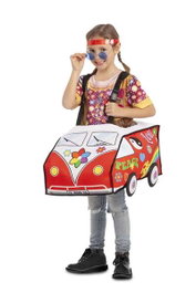 My Other Me Disfraz infantil Furgoneta Hippie a hombros talla única