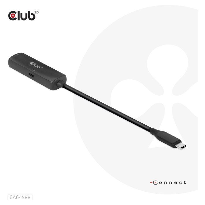 Club 3D CAC-1588 Adaptador USB Tipo C a HDMI 2.1 8K60Hz 4K120Hz HDR10+ Club 3D CAC-1588 Adaptador USB Tipo C a HDMI 2.1 8K60Hz 4K120Hz HDR10+