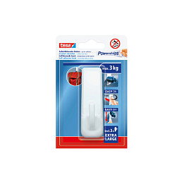 Tesa Powerstrips Haken XL Rectangular 3kg blanco