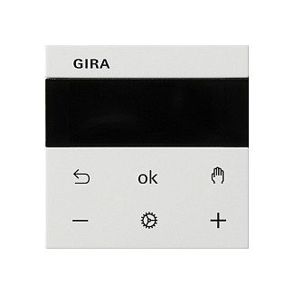 GIRA Termostato Digital System 3000 Bluetooth Blanco Brillante GIRA Termostato Digital System 3000 Bluetooth Blanco Brillante