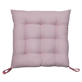 DKD Home Decor Set de 2 Cojines para Silla Rosa Palo con Velcro