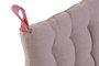 DKD Home Decor Cojín Silla Rosa Palo 42 x 3 x 42 cm (2 Unidades) Urban Basic Colors Algodón Poliéster