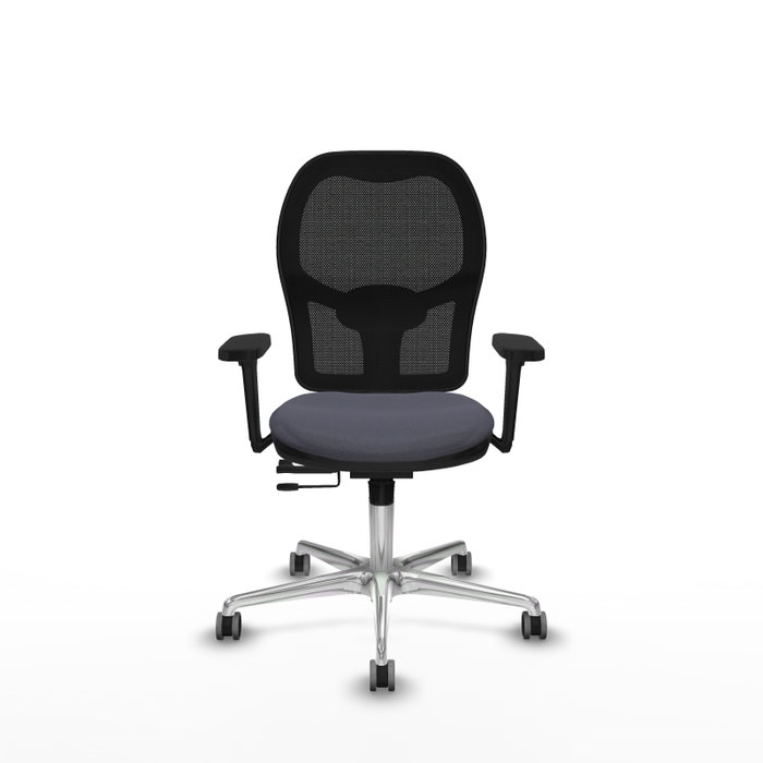 PIQUERAS Y CRESPO Silla de oficina Jorquera con mecanismo Sincro/Traslack, Gris oscuro y Negro PIQUERAS Y CRESPO Silla de oficina Jorquera con mecanismo Sincro/Traslack, Gris oscuro y Negro