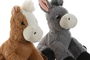 DKD Home Decor Peluche Marron Gris 36 x 28 x 20 cm (12 Unidades)
