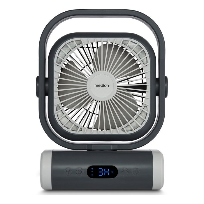 Medion LIFE Camping Ventilator E10 TF (MD 12065) Gris/Blanco