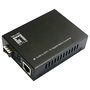 LevelOne GVT-2051 Convertidor Media 10GBase-T RJ45 a SFP+ 10 Gigabit Ethernet, 10GBit/s, Plug and Play, Negro
