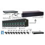 LevelOne GVT-2051 Convertidor Media 10GBase-T RJ45 a SFP+ 10 Gigabit Ethernet, 10GBit/s, Plug and Play, Negro