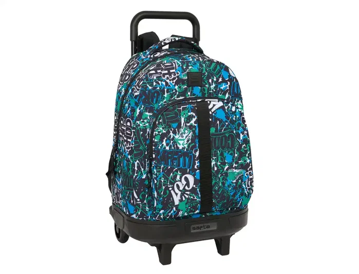 Safta Mochila Grande Graffiti Go con Ruedas Compactas Extraíbles Safta Mochila Grande Graffiti Go con Ruedas Compactas Extraíbles