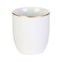 Home Deco Factory Vaso Lounge Ribete Dorado 180 Ml