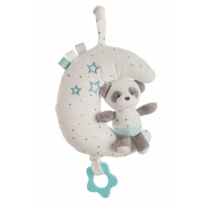 Creaciones Llopis Luna Caja Musical Baby Panda Agua Marina 25 Cm