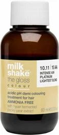 Milk Shake The Gloss Acidic pH Demi-Permanent Colour 10.1 Platinum Blonde 60 ml