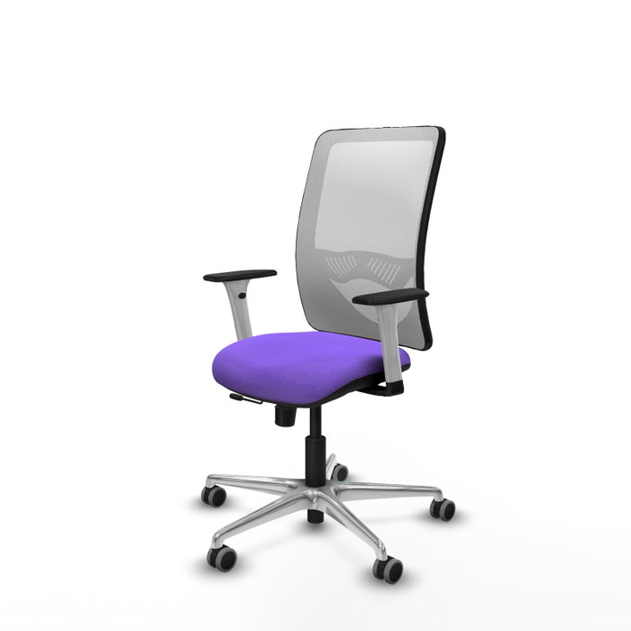 PIQUERAS Y CRESPO Silla de oficina Zulema con mecanismo Sincro/Traslack Lila y Blanco PIQUERAS Y CRESPO Silla de oficina Zulema con mecanismo Sincro/Traslack Lila y Blanco