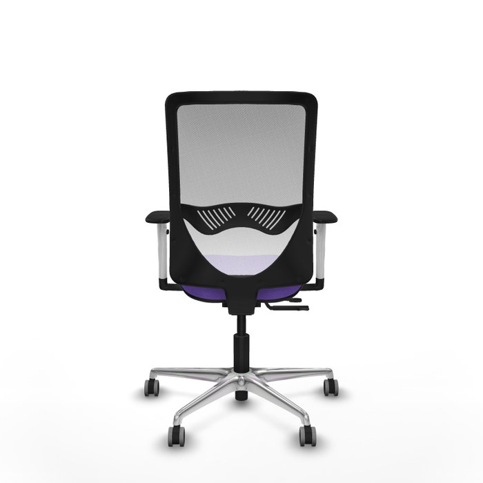PIQUERAS Y CRESPO Silla de oficina Zulema con mecanismo Sincro/Traslack Lila y Blanco PIQUERAS Y CRESPO Silla de oficina Zulema con mecanismo Sincro/Traslack Lila y Blanco