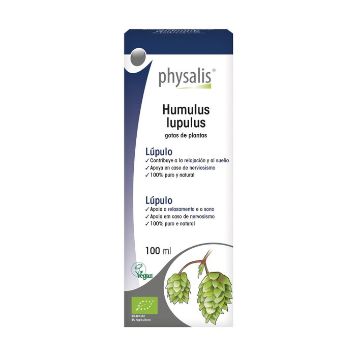Physalis Extracto de Lúpulo (Humulus L.) BIO 100ml Complemento Alimenticio Physalis Extracto de Lúpulo (Humulus L.) BIO 100ml Complemento Alimenticio