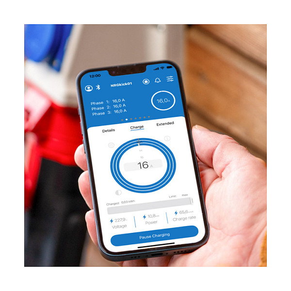 NRGkick 16A 7.5m Set Optimal Estación de Carga Móvil para Vehículos Eléctricos NRGkick 16A 7.5m Set Optimal Estación de Carga Móvil para Vehículos Eléctricos