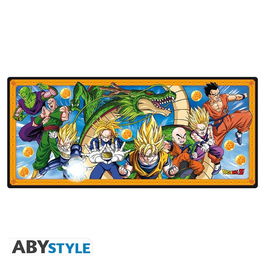 Abystyle Alfombrilla Gaming Dragon Ball - Goku vs Cell - XXL 90x40 cm - Antideslizante para Ratón Óptico y Láser