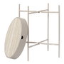 Home Deco Factory Terra Nova Mesa-Cofre con Tablero MDF y Estructura de Hierro 39x48 cm
