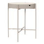 Home Deco Factory Terra Nova Mesa-Cofre con Tablero MDF y Estructura de Hierro 39x48 cm