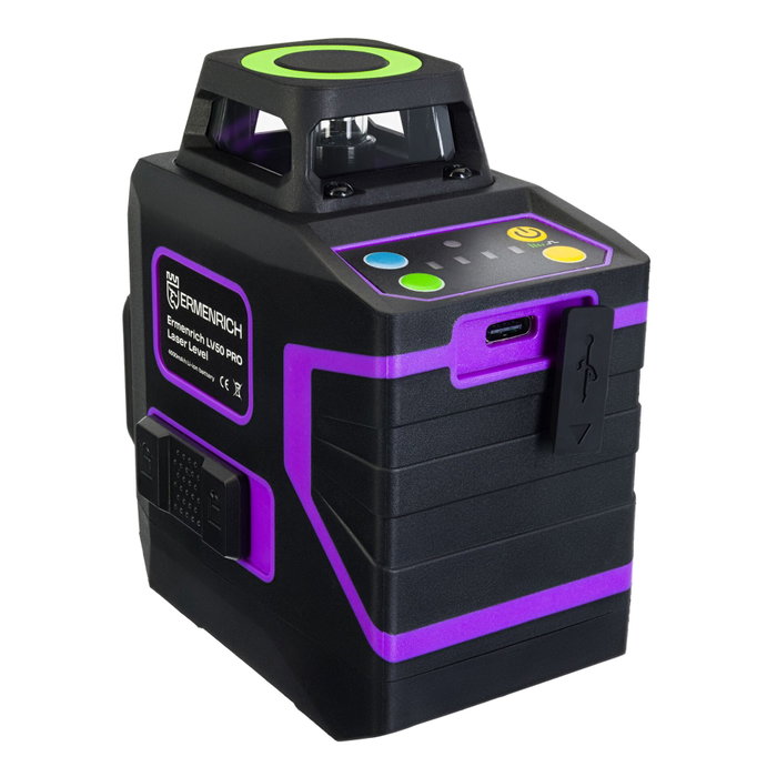 Ermenrich LV50 PRO Nivel Láser Morado